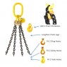 4 Leg Lifting Chain Set