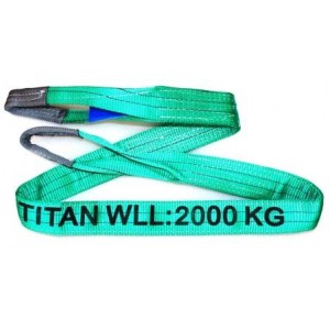 Websling - 2T Titan Extra Wide Green 2PLY 60mm | Websling -  Titan 1.0T to 20.0T WLL