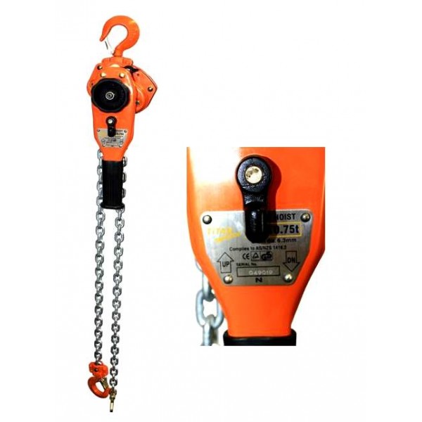 Lever Hoist 1.5m Titan Industrial Lever Hoist Titan & Bro HES
