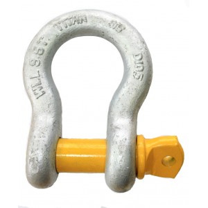 Shackle - Titan Bow (2Pce) | Recovery Equip | 4 X 4 Attachments  | Titan Yellow Pin | Shackle - Rated