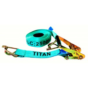 Tiedown - 2.5T Titan Green 12.5m c/w Sleeves | Tie Downs