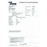 PWB Product Certificate