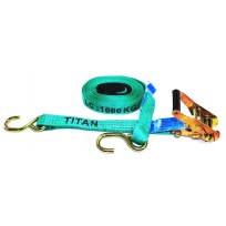Tiedown - 1.0T Titan Green 6.5m S/HK c/w Sleeves | Tie Downs