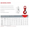 Swivel Bearing Eye Sling Hook - SLR G80
