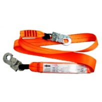 2.0m Single Web Lanyard c/w Double Action Hooks | Height Safety Equipment