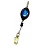3.5M QSI Retractable Lanyard c/w Stainless Wire Cable