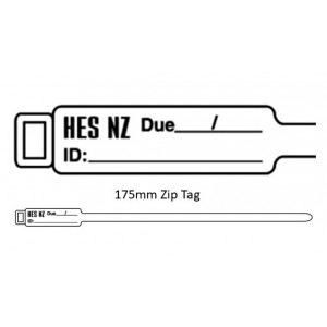 HES Zip Tag 175mm | Tags & Product Inspection