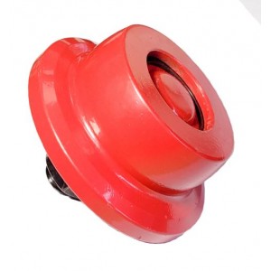 Push Trolley Wheel - OzBlok Red | Trolley Parts | Trolley - Push, Gear & Pipe Type