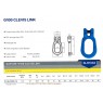 Clevis Link - SLR G100 6.7T WLL