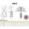 3.0T Camlok CY Uni-Vertical Clamp 0-32mm