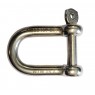 2.5T Stainless 316 Trailer Shackle - 10mm Pin