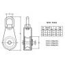 Pulley SS316 Single