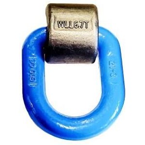 BLUE Lifting Eye Weld-On - SLR G100 | Weld-On Lifting Fittings | Fittings - Rated G70 & G80 | SLR  | Eye Bolt & Eye Nut | 4 X 4 Attachments  | SLR G100 Fittings