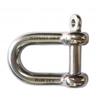 3.5T Stainless Trailer Shackle c/w 11.8mm Captive Pin | Trailer Shackles - Rated | Trailer Parts | Stainless Trailer Shackle Only