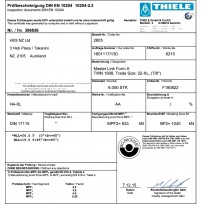 THIELE G80 Certificates | Product Certificates