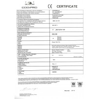 CODIPRO Lifting Eye Certificates | Product Certificates