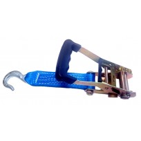 50mm Ratchet c/w 230mm Tail Strap & 1.0T Slip Hk | Recovery Vehicle Lashing