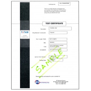 TiTAN Recovery & Towline Certificates | Product Certificates
