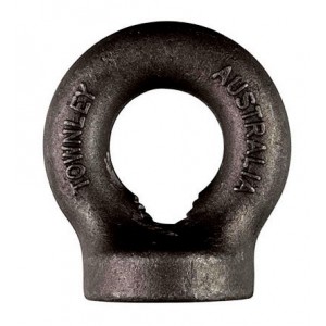 UNF Collard Eye Nut - Townley Black Fine | Eye Bolt & Eye Nut