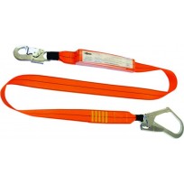 2.0m Single Web Lanyard c/w Scaffold Hk | Height Safety Equipment