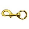 Eye Snap Dog Clip - Brass