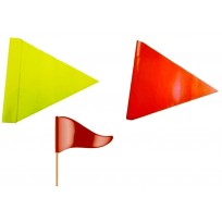 Hi Vis Triangle Flag