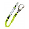 2.0m Elastic Single Web Lanyard c/w Scaff Hks