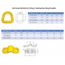 SLR G80 Bolt-On D.Ring c/w 2 Hole Saddle
