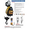 Wireless Electric Hoist - 230Kg Titan c/w Hand Remote