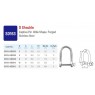 Shackle Wide Body - SS316 Dee 