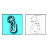 Eye Sling Hook SS316